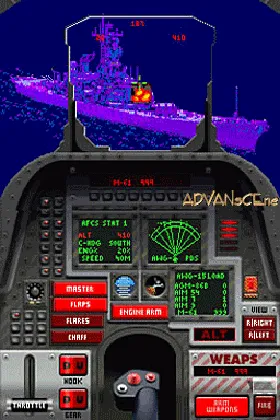 F-24 - Stealth Fighter (Europe) (En,Fr,De,Es,It) screen shot game playing